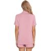 imageLeikar 2 Pack Button Up Pajama Set For Women Sleepwear Soft Pjs Bride PajamasLight BluePink