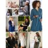 imageLeikar Short Robes For Women Soft Bathrobe Lightweight Bamboo Kimono Robes Ladies LoungewearSage