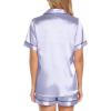 imageLeikar Silk Pajamas For Women Button Down Pajamas Satin PJ Set Soft SleepwearLavender