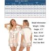 imageLeikar Silk Pajamas For Women Button Down Pajamas Satin PJ Set Soft SleepwearLight Apricot