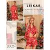 imageLeikar Silk Pajamas For Women Button Down Pajamas Satin PJ Set Soft SleepwearRed Elk