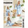 imageLeikar Silk Robe For Women Floral Kimono Bridesmaid Pajamas Satin Flower BathrobeLight Blue