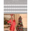 imageLeikar Satin Nightgown For Women 34 Sleeve Silk Night Shirts Button Down Pajamas Dress Boyfriend Sleepshirt SXXLRed Love
