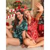 imageLeikar Silk Pajamas For Women Button Down Pajamas Satin PJ Set Soft SleepwearRed Love