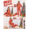 image:imageLeikar Button Down Pajamas for Women Soft Viscose Sleepwear Long Sleeve Pjs Set Maternity Nursing Postpartum LoungewearChristmas 1