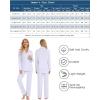 image:imageLeikar Button Down Pajamas for Women Soft Viscose Sleepwear Long Sleeve Pjs Set Maternity Nursing Postpartum LoungewearLight Purple
