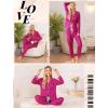 image:imageLeikar Button Down Pajamas for Women Soft Viscose Sleepwear Long Sleeve Pjs Set Maternity Nursing Postpartum LoungewearRose Red