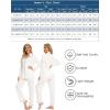 image:imageLeikar Button Down Pajamas for Women Soft Viscose Sleepwear Long Sleeve Pjs Set Maternity Nursing Postpartum LoungewearWhite