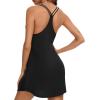 image:imageLeikar Sexy Nightgown for Women V Neck Babydoll Chemise Sleepwear Soft Viscose Cami Night DressBlack