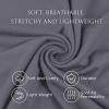 image:imageLeikar Sexy Nightgown for Women V Neck Babydoll Chemise Sleepwear Soft Viscose Cami Night DressDark Gray