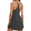image:imageLeikar Sexy Nightgown for Women V Neck Babydoll Chemise Sleepwear Soft Viscose Cami Night DressDeep Gray