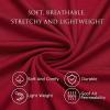 image:imageLeikar Sexy Nightgown for Women V Neck Babydoll Chemise Sleepwear Soft Viscose Cami Night DressRed