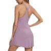 image:imageLeikar Sexy Nightgown for Women V Neck Babydoll Chemise Sleepwear Soft Viscose Cami Night DressViolet
