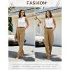 image:imageLeikar V Neck Blouses for Women Dressy Casual Top Sleeveless Camisole Silk Satin Tank Tops Work ShirtsWhite