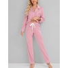 image:imageLeikar Button Down Pajamas for Women Soft Viscose Sleepwear Long Sleeve Pjs Set Nursing Postpartum LoungewearBean Paste