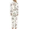 image:imageLeikar Button Down Pajamas for Women Soft Viscose Sleepwear Long Sleeve Pjs Set Nursing Postpartum LoungewearMaple Flower
