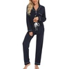 Navy Blue White Dots