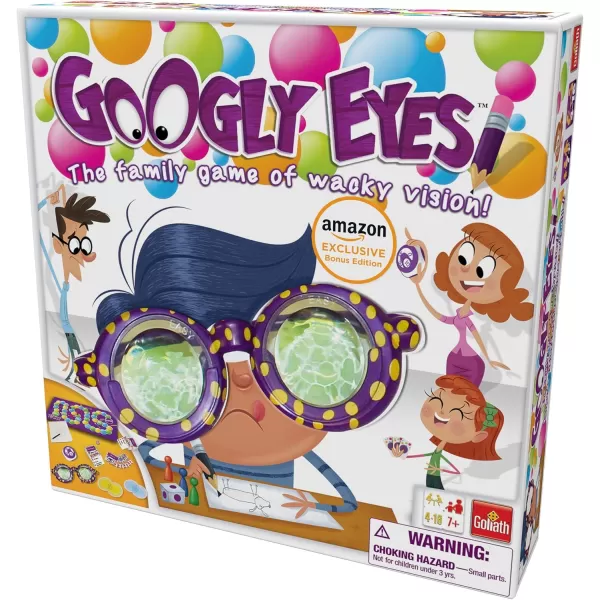 Goliath Amazon Exclusive Bonus Edition Googly Eyes  Includes Color Smash Card GameMulticolour