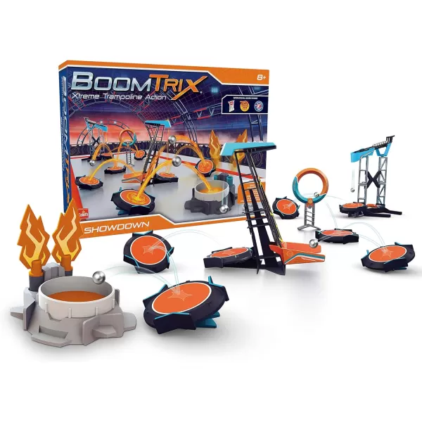 Goliath Boomtrix Stunt Pack Kinetic Metal Ball Chain Reaction Stunt Kit  Fun  Educational  STEMShowdown