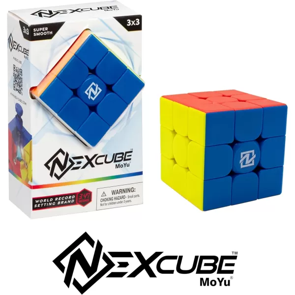 Goliath NEXcube 3x3 Classic  Stickerless Speed Cube  Super Smooth Technology Unlocks Super Speed to Break Records  Multicolor