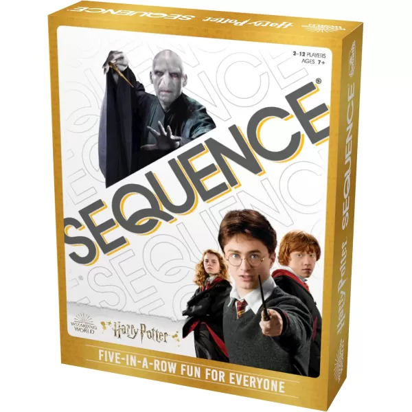 Harry Potter Sequence Board Game  FiveinARow Fun for Everyone  Featuring Witches and Wizards from Harry Potter by Goliath