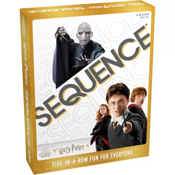 Harry Potter Sequence Board Game  FiveinARow Fun for Everyone  Featuring Witches and Wizards from Harry Potter by Goliath