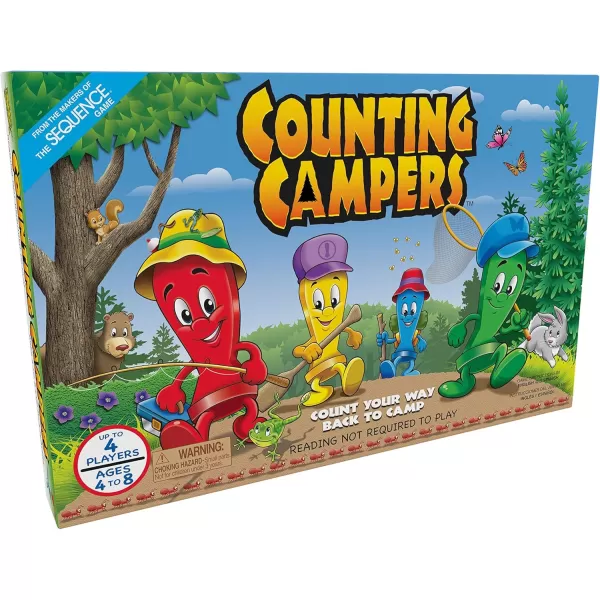 Jax Counting Campers Board Game Games 5quot