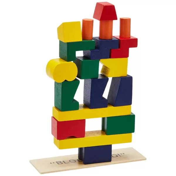 Pressman Blockhead  The Original Stacking Game Yellow 5quot