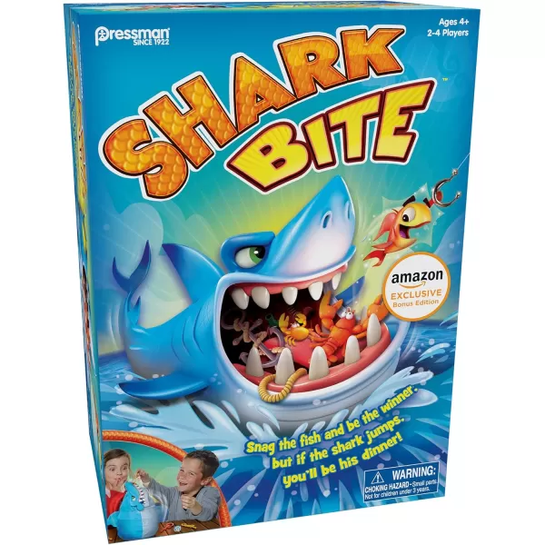 Pressman Shark Bite with Lets Go Fishin Card Game Amazon ExclusiveShark Bite Amazon Exclusive wLets Go Fishin Card Game