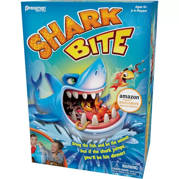 Pressman Shark Bite with Lets Go Fishin Card Game Amazon ExclusiveShark Bite Amazon Exclusive wLets Go Fishin Card Game