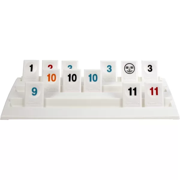 Rummikub  The Complete Original Game With FullSize Racks and Tiles in a Durable Canvas StorageTravel Case by Pressman  Amazon Exclusive