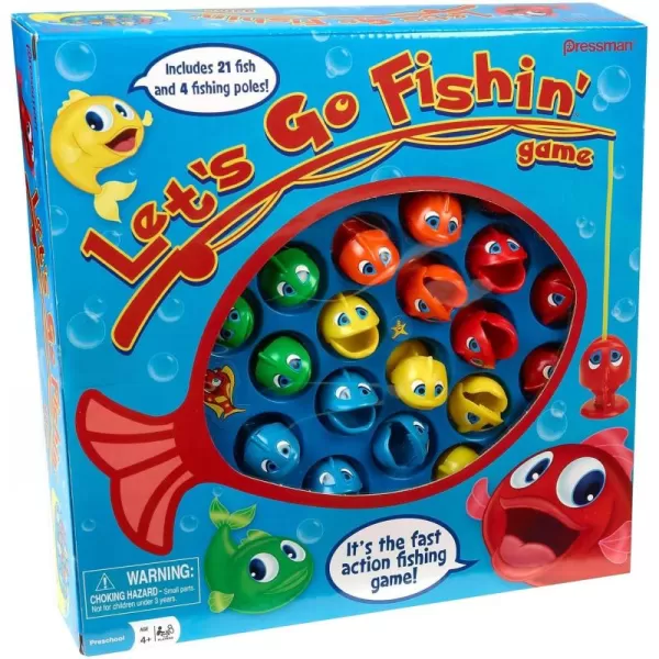 Amazon Exclusive Bonus Edition Lets Go Fishin  Includes Lucky Ducks MakeAMatch GameBonus Edition Lets Go Fishin Game