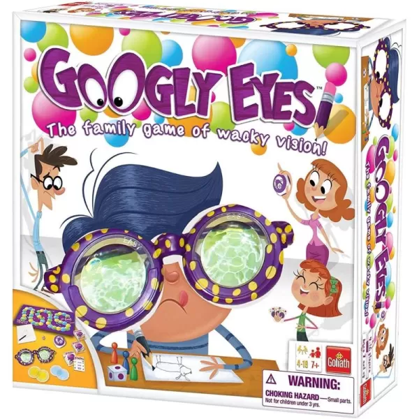 Goliath Amazon Exclusive Bonus Edition Googly Eyes  Includes Color Smash Card GameMulticolor