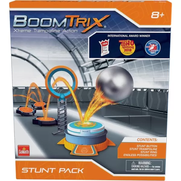 Goliath Boomtrix Stunt Pack Kinetic Metal Ball Chain Reaction Stunt Kit  Fun  Educational  STEMStunt Pack