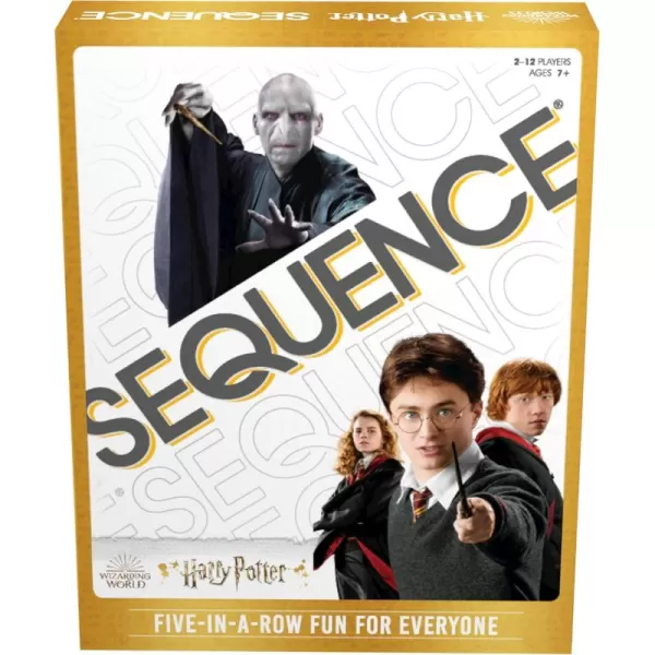 Harry Potter Sequence Board Game  FiveinARow Fun for Everyone  Featuring Witches and Wizards from Harry Potter by Goliath