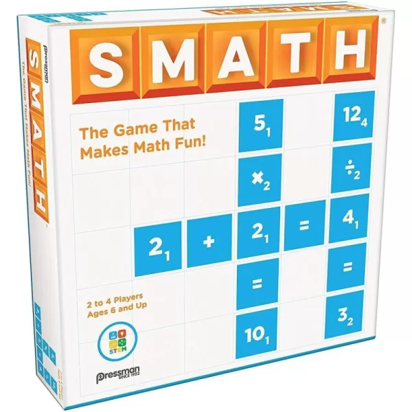 Pressman SMATH  The Game That Makes Math Fun Multicolor 5quot