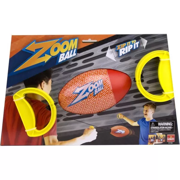 WAHU Zip it to Rip it Zoom Ball Game with 7quot Ball and 2 Handles Outdoor Zip Ball Game for 2 Players Ages 8 Multicolor