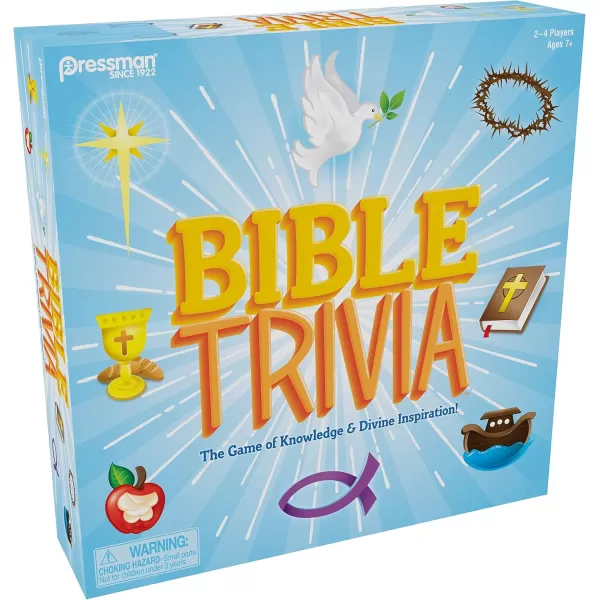 Bible Trivia by Pressman  The Game of Knowledge ampamp Divine Inspiration Multi Color