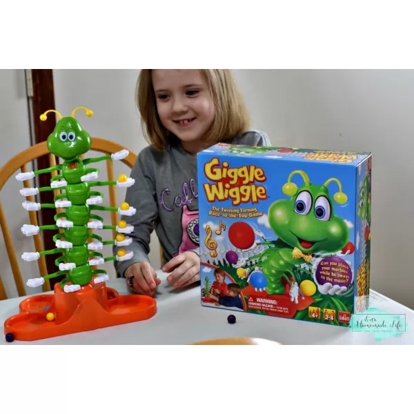 Goliath Giggle Wiggle  The Twisting Turning Race to Get Your Marbles to The Top Game Multi Color 48 months to 1188 months