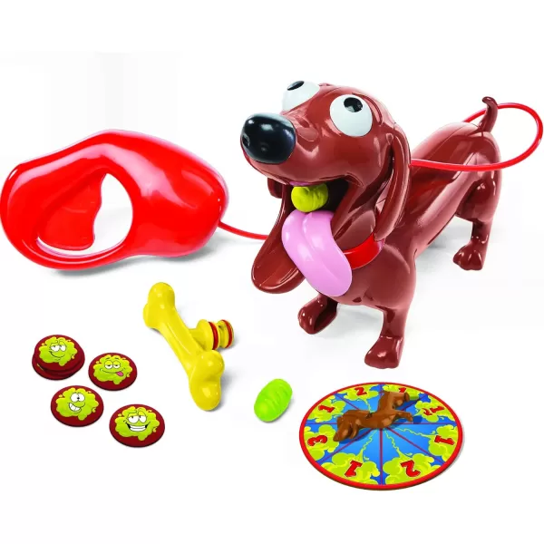 Goliath New ampamp Improved Doggie Doo  Squeeze The Leash Poop The Food Game Brown for 48 months to 1188 months