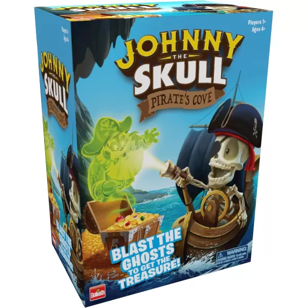 Johnny The Skull Pirates Cove  Blast The Ghosts to Get The Treasure Game by Goliath