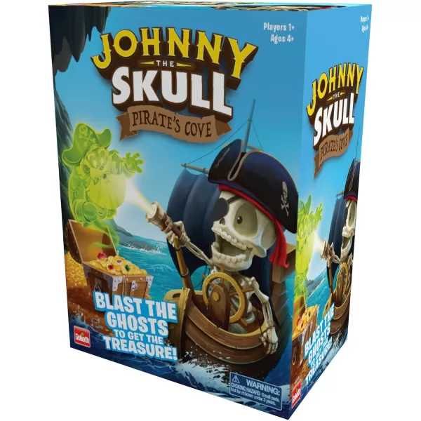 Johnny The Skull Pirates Cove  Blast The Ghosts to Get The Treasure Game by Goliath