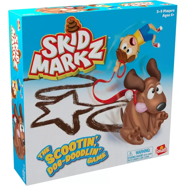 Skid Markz Game  The Scootin DogDoodlin Drawing Game by Goliath