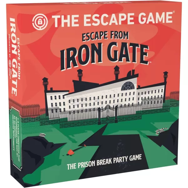 The Escape Game Escape from Iron Gate  The Puzzle Completing Drawing Acting and Trading Prison Break Party Game by Pressman Multi Color