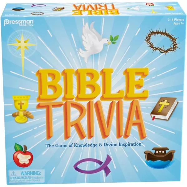 Bible Trivia by Pressman  The Game of Knowledge ampamp Divine Inspiration Multi Color