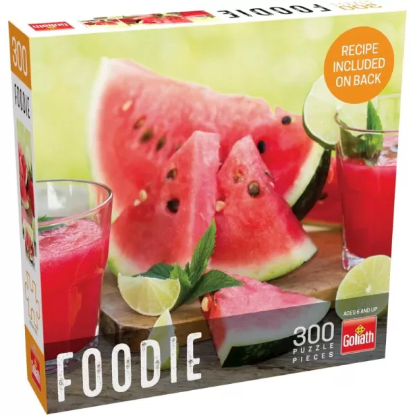 Foodie Puzzles Watermelon Smoothie 300piece Puzzle with a Finished Size of 195quot x 1425