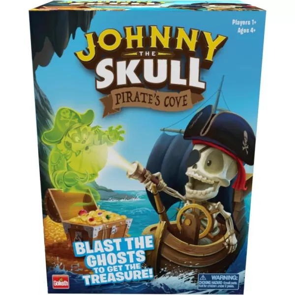 Johnny The Skull Pirates Cove  Blast The Ghosts to Get The Treasure Game by Goliath