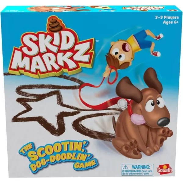 Skid Markz Game  The Scootin DogDoodlin Drawing Game by Goliath