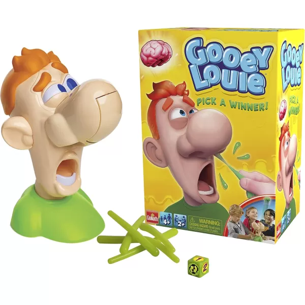 Goliath Gooey Louie  Pull The Gooey Boogers Out Until His Head Pops Open Game Green