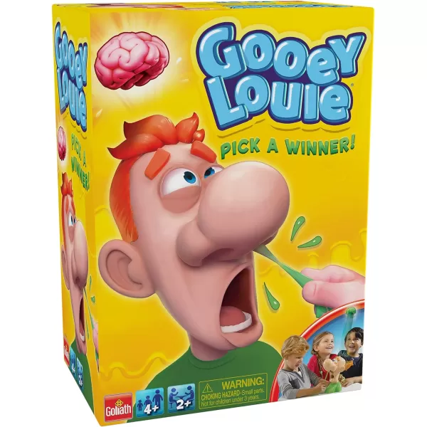 Goliath Gooey Louie  Pull The Gooey Boogers Out Until His Head Pops Open Game Green